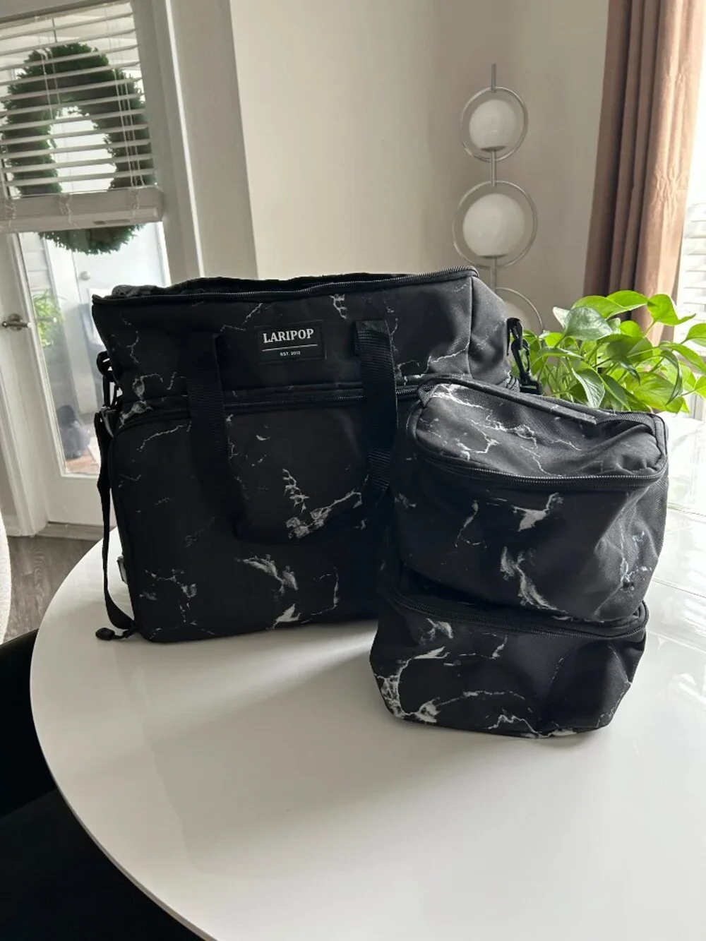 Dog Travel Bag — Marble Modern